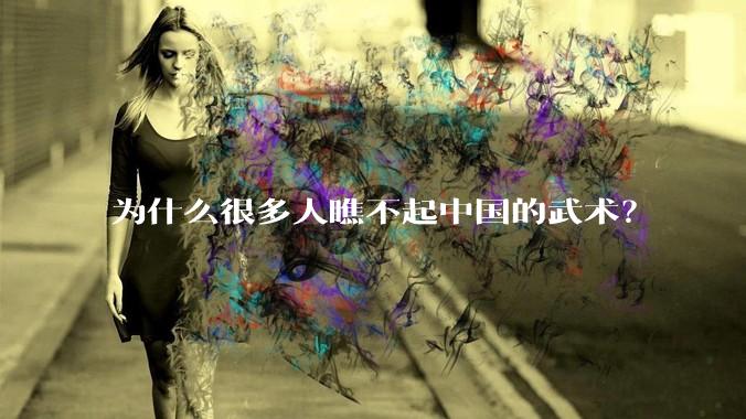 为什么很多人瞧不起中国的武术？